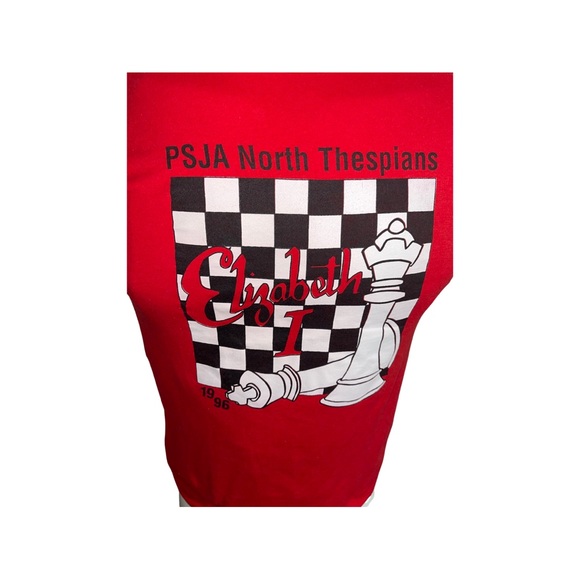 Vintage 90’s Thespian Chess Graphic Tee: Screen Stars Best: GUC: True Vintage - Picture 2 of 5